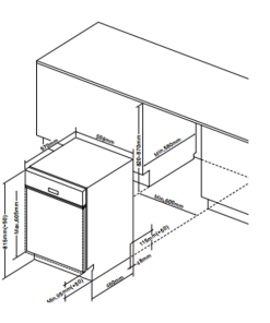 MÁY RỬA CHÉN ÂM BÁN PHẦN FAGOR 3LVF-62SSSI - 6 FAGOR 3LVF-62SSSI