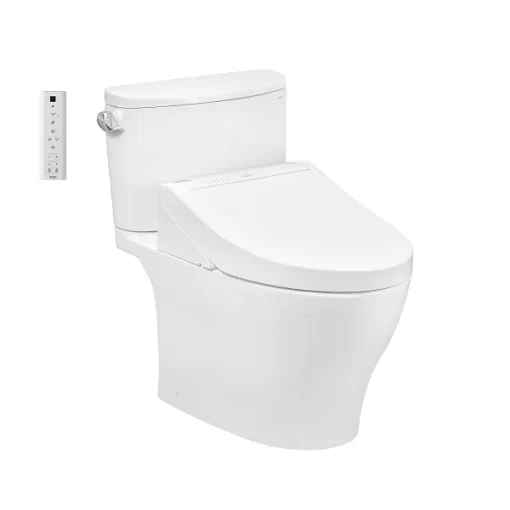 Bồn Cầu Điện Tử TOTO CS767CRW15#XW Kèm Nắp Rửa Điện Tử WASHLET (Loại Giấu Dây) Dòng C5 – TCF24460AAA (220V) - 1