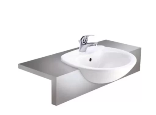 Chậu Rửa Lavabo COTTO C0240 Julia Bán Âm Bàn Kháng Khuẩn - 3