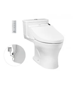 Bồn Cầu Điện Tử TOTO MS905W6#XW Kèm Nắp Rửa Điện Tử WASHLET Dòng C5 – TCF6531Z (220V)
