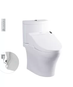 Bồn Cầu Điện Tử TOTO CS769DRW6#XW Kèm Nắp Rửa Điện Tử WASHLET Dòng C5 – TCF6531Z (220V)