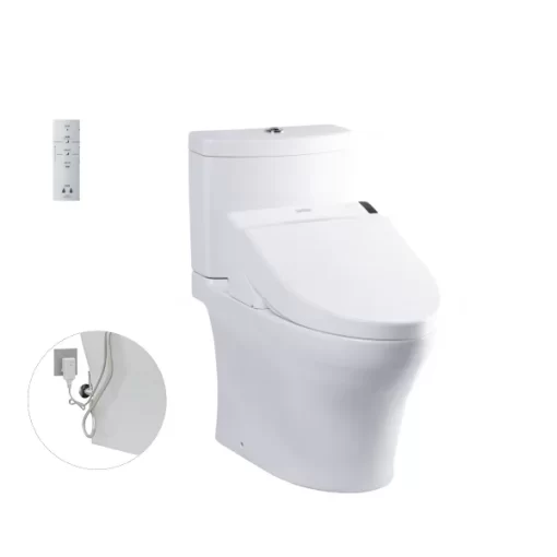 Bồn Cầu Điện Tử TOTO CS769DRW6#XW Kèm Nắp Rửa Điện Tử WASHLET Dòng C5 – TCF6531Z (220V) - 3