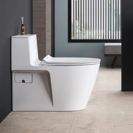 Bồn Cầu AMERICAN STANDARD VF-1808ET 1 Khối Nắp Êm Crytal - 1