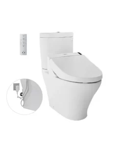 Bồn Cầu Điện Tử TOTO CS818DW6#XW Kèm Nắp Rửa Điện Tử WASHLET Dòng C5 – TCF6531Z (220V)