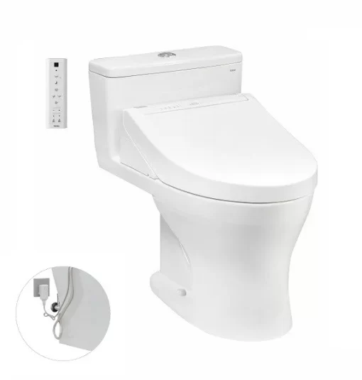 Bồn Cầu Điện Tử TOTO MS855DW14#XW Kèm Nắp Rửa Điện Tử WASHLET Dòng C5 – TCF24410AAA (220V) - 3