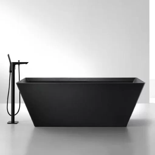 Bồn Tắm Đá MOWOEN MW001-Matt Black 1700mm - 1