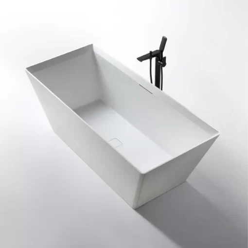 Bồn Tắm Đá MOWOEN MW001-Matt White 1700mm - 7