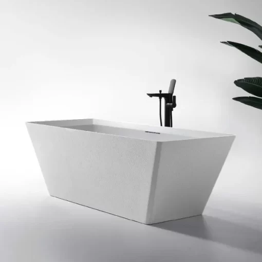 Bồn Tắm Đá MOWOEN MW001-Matt White 1700mm - 5