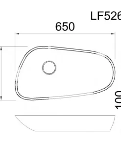 Lavabo CAESAR LF5260 Đặt Bàn - 9