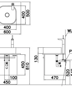 Lavabo CAESAR LF5256 Đặt Bàn - 13