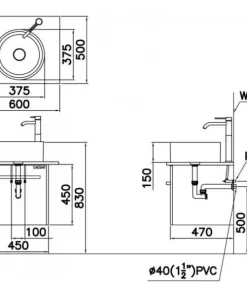 Lavabo CAESAR LF5232 Đặt Bàn - 14 Lavabo CAESAR LF5232 Đặt Bàn - 13