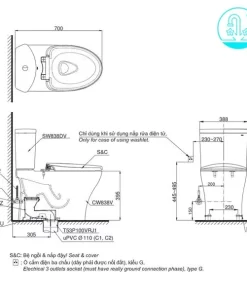 Bồn Cầu TOTO CS838DT3#XW 2 Khối Nắp Đóng Êm TC385VS - 10 Bồn Cầu TOTO CS838DT3#XW 2 Khối Nắp Đóng Êm TC385VS - 9