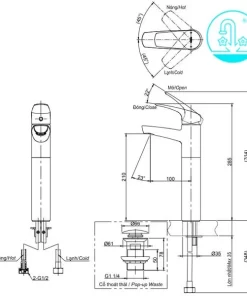Vòi Lavabo TOTO TVLM106CR Gật Gù Nóng Lạnh CRES - 10 Vòi Lavabo TOTO TVLM106CR Gật Gù Nóng Lạnh CRES - 9