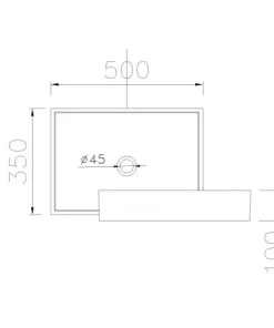 Lavabo CAESAR LF5254 Đặt Bàn - 13