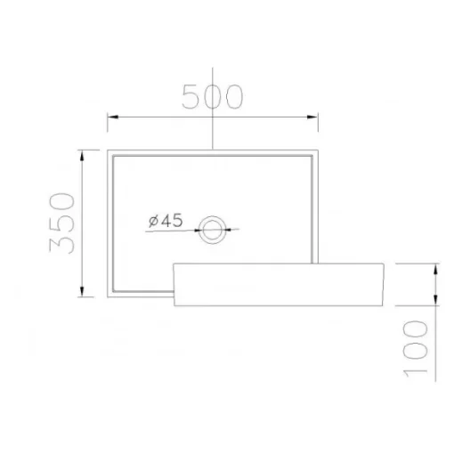 Lavabo CAESAR LF5254 Đặt Bàn - 7