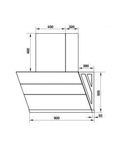 MÁY HÚT MÙI GẮN TƯỜNG HAFELE HC-H902WC 538.81.742 - 10 MÁY HÚT MÙI GẮN TƯỜNG HAFELE HC-H902WC 538.81.742 - 9