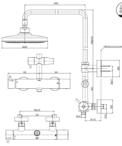 Sen Cây TOTO TBW01303AB Nóng Lạnh - 14 Sen Cây TOTO TBW01303AB Nóng Lạnh - 13