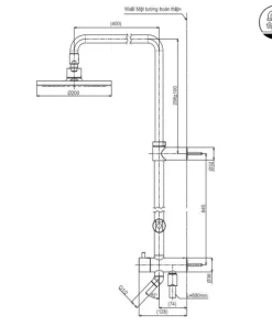 Sen Cây TOTO TBW07005A Nhiệt Độ - 14 Sen Cây TOTO TBW07005A Nhiệt Độ - 13