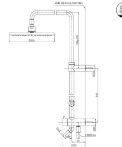 Sen Cây TOTO TBW07006A Nhiệt Độ - 14 Sen Cây TOTO TBW07006A Nhiệt Độ - 13