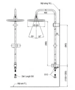 Sen Cây TOTO TVSM104NSR/DM907CS Nóng Lạnh - 9
