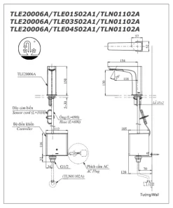 Vòi Lavabo TOTO TLE20006A Cảm Ứng Tự Động - 13
