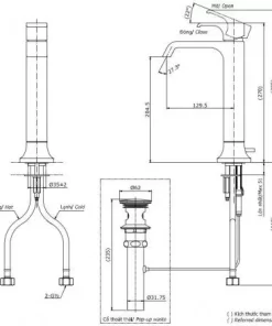 Vòi Lavabo TOTO TLG08305V Gật Gù Nóng Lạnh GC - 10 Vòi Lavabo TOTO TLG08305V Gật Gù Nóng Lạnh GC - 9