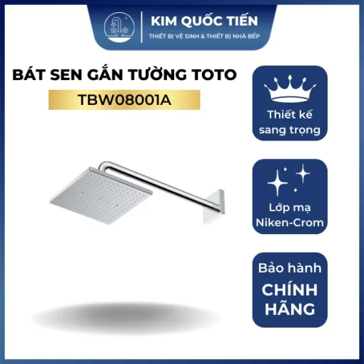 Bát Sen Gắn Tường TOTO TBW08001A Vuông 200mm - 7