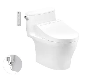 Bồn Cầu Điện Tử TOTO MS887RW14#XW Kèm Nắp Rửa Điện Tử WASHLET Dòng C5 – TCF24410AAA (220V) - 7