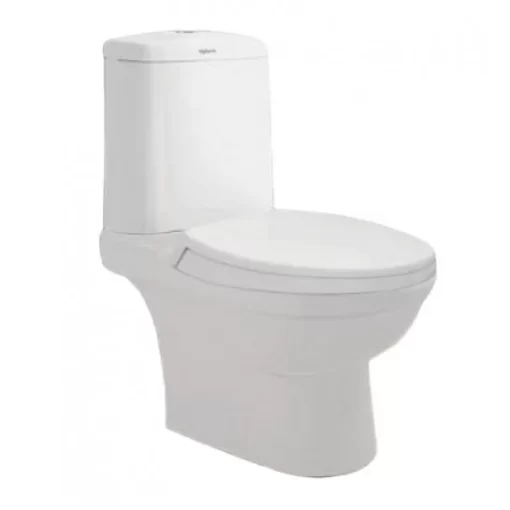 Bồn Cầu VIGLACERA VI107 2 Khối Nắp Êm V68 Xả Nhấn - 1