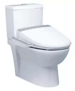 Bồn Cầu CAESAR CD1340/TAF200H 2 Khối Nắp Điện Tử