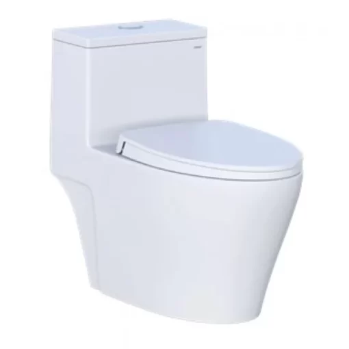 Bồn Cầu CAESAR CD1356 1 Khối Nắp Êm - 1