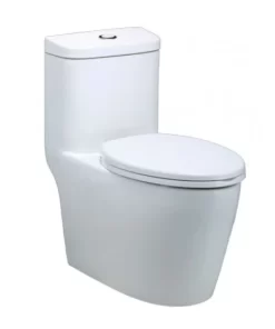 Bồn Cầu CAESAR CD1364 1 Khối Nắp Êm - 5