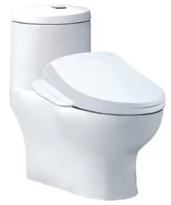 Bồn Cầu CAESAR 1 Khối Nắp Điện Tử