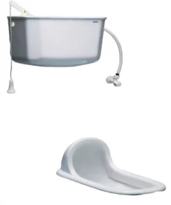 Bồn Cầu Xổm CAESAR CS1230 Kèm Thùng Nước Treo Tường - 5