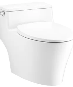 Bồn Cầu COTTO C10357 1 Khối Nắp Êm Xả Gạt - 5