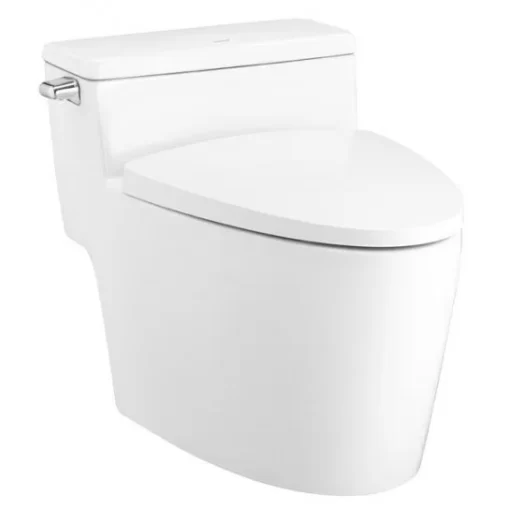 Bồn Cầu COTTO C105257 1 Khối Nắp Êm Xả Gạt - 1