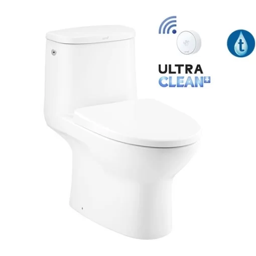 Bồn Cầu COTTO C105327 2 Khối Cảm Ứng Không Chạm - 1