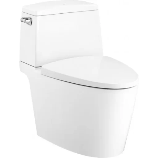 Bồn Cầu COTTO C13537 2 Khối Nắp Êm Xả Gạt - 3