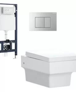 Bồn Cầu COTTO SC19777(F) Treo Tường Nắp Êm - 5