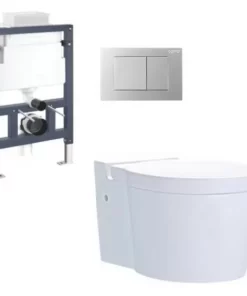 Bồn Cầu COTTO SC198817(T) Treo Tường Nắp Êm