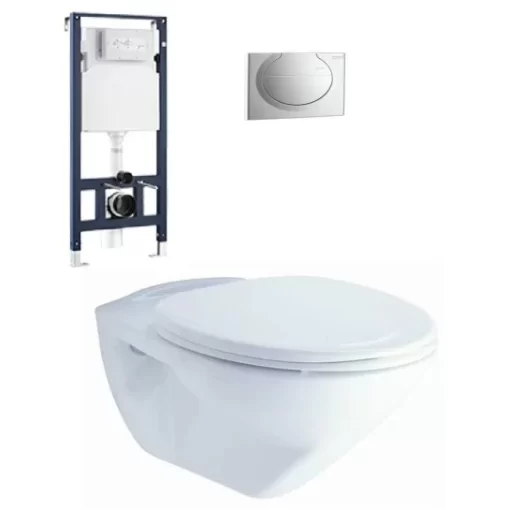 Bồn Cầu COTTO SC199(F) Treo Tường Nắp Êm - 1