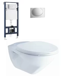 Bồn Cầu COTTO SC199(F) Treo Tường Nắp Êm - 5