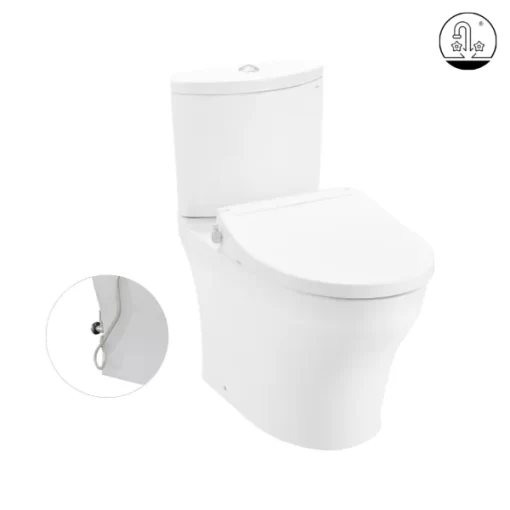 Bồn Cầu TOTO CS838DE2#XW 2 Khối Nắp Rửa Cơ TCW07S - 5