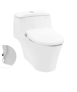 Bồn Cầu TOTO MS823DRE2#XW 1 Khối Nắp Rửa Cơ TCW07S - 9