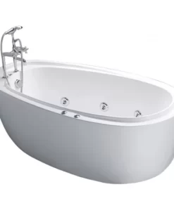 Bồn Tắm CAESAR MT6480 Massage Đặt Sàn 1.8M