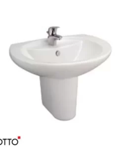 Chậu Rửa Lavabo COTTO C0107 Treo Tường Kháng Khuẩn