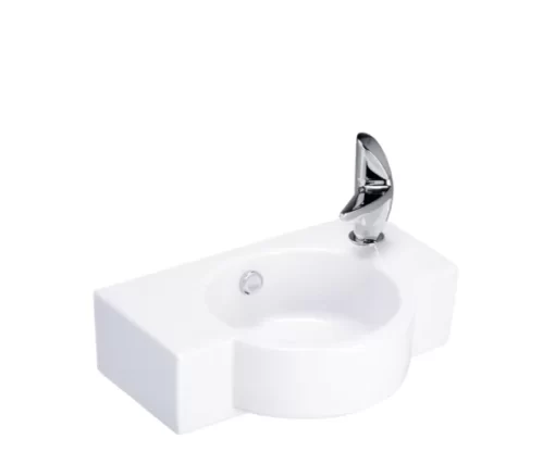 Chậu Rửa Lavabo COTTO C00547 Treo Tường Kháng Khuẩn - 1
