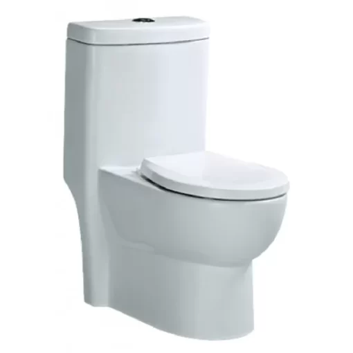 Bồn Cầu CAESAR CD1394 Trẻ Em 1 Khối Nắp Êm - 3