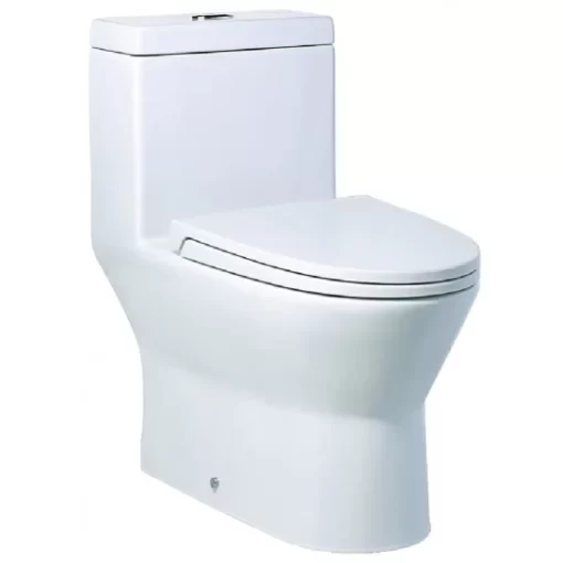 Bồn Cầu CAESAR CD1375 1 Khối Nắp Êm - 1