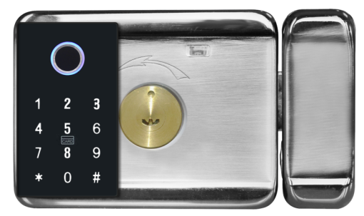 KHÓA ĐIỆN TỬ HUBERT HB CC68 GRAY - 7